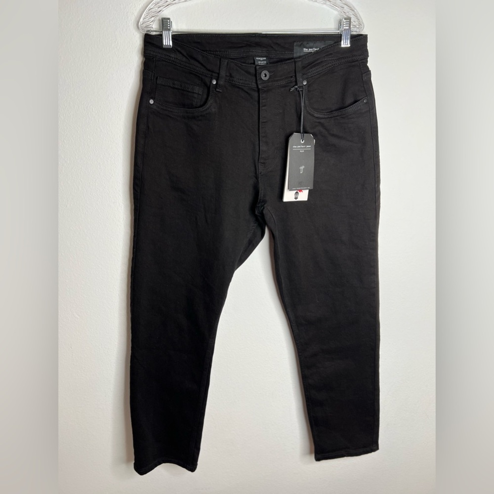 NYC The Perfect Jean Men’s Athletic Fit Stealth Black Size 34 X 30 NEW